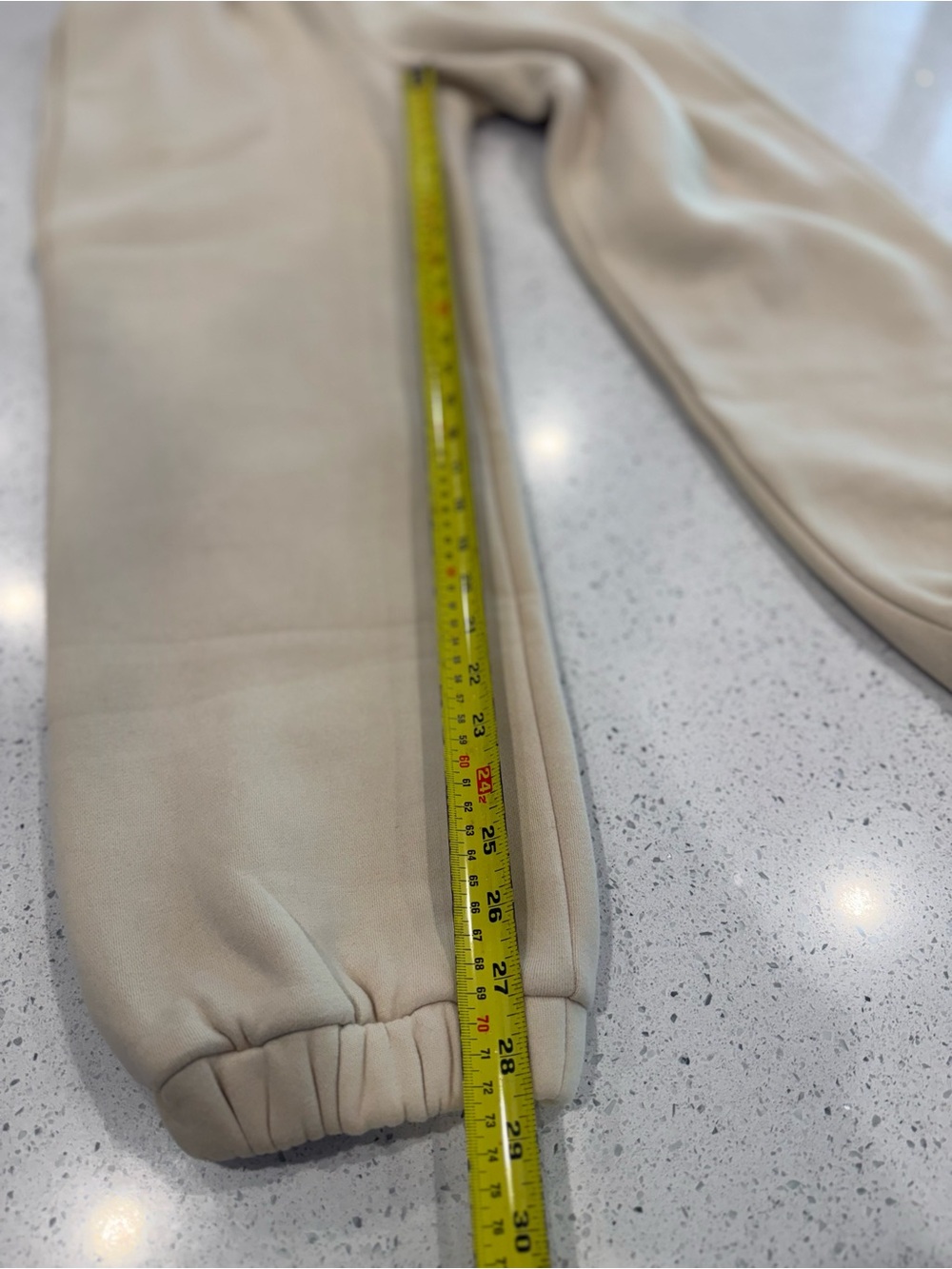 Unisex Comfrt Signature Jogger Set - Bone Color, size large (oversized) - Picture 9 of 14